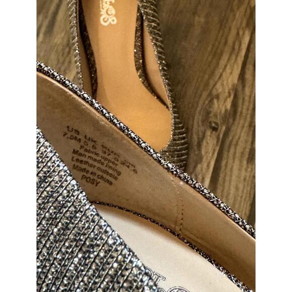 Carlos Santana | Women's Gold Metallic Heels | Size 7.5 | 0946 - Picture 6 of 6